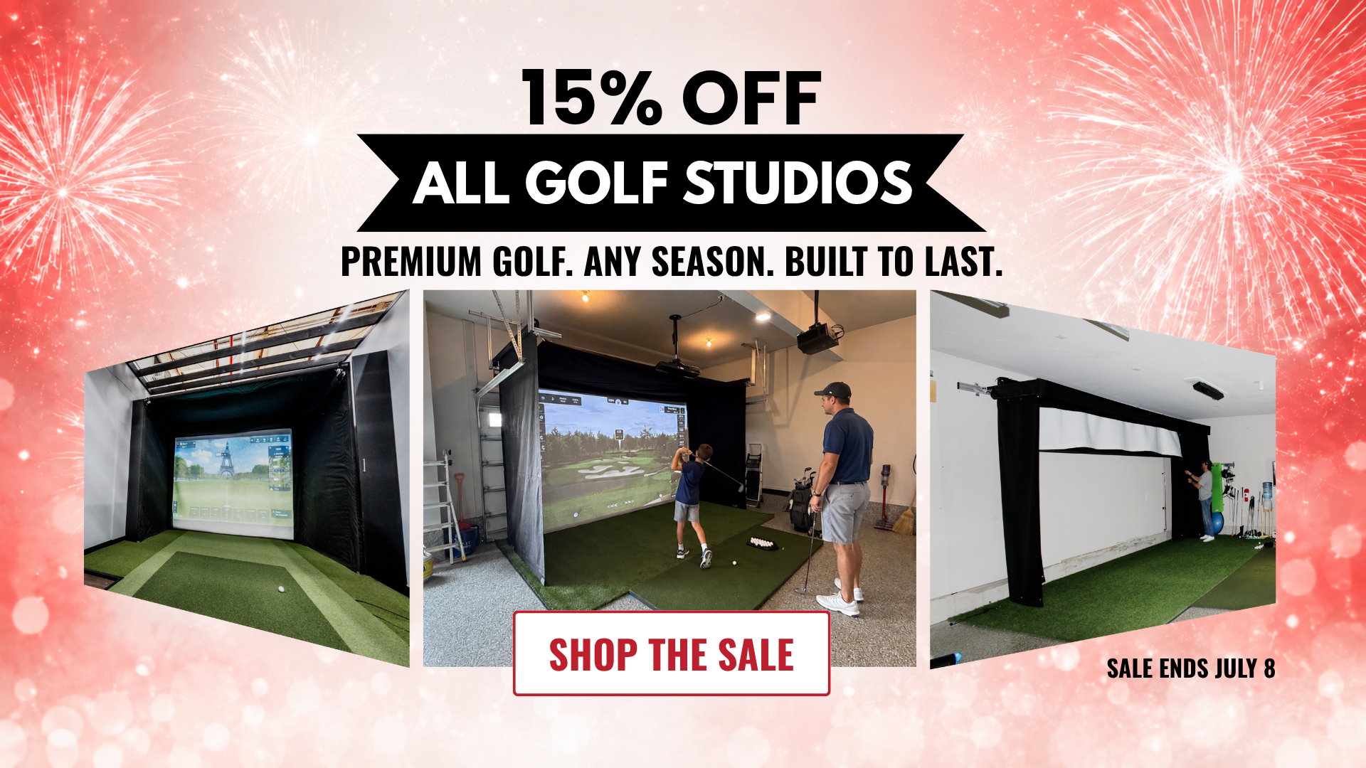Father's Day Sale — Shop Golf Simulator Screen Enclosures & More
