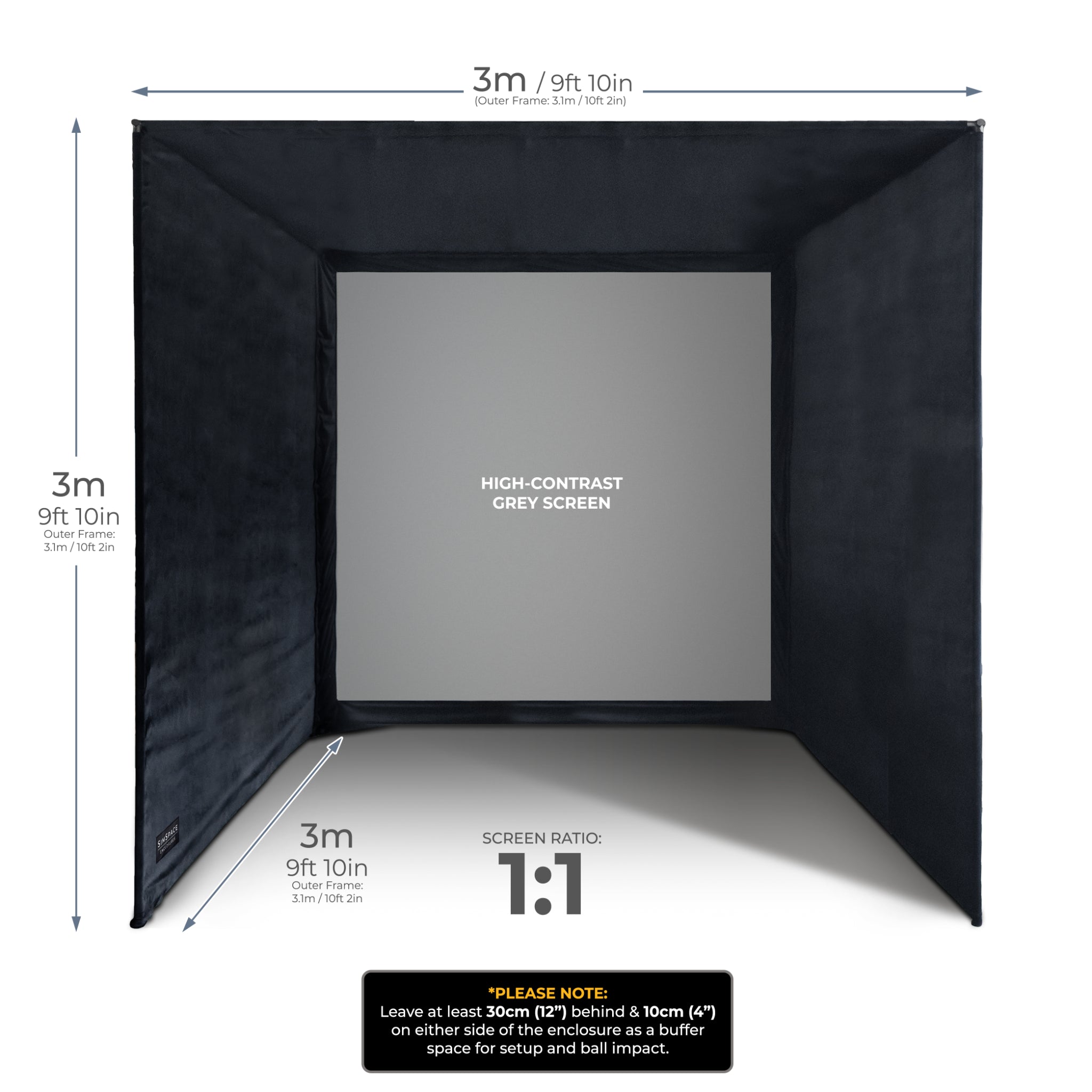SimSpace UltraMax Golf Enclosure