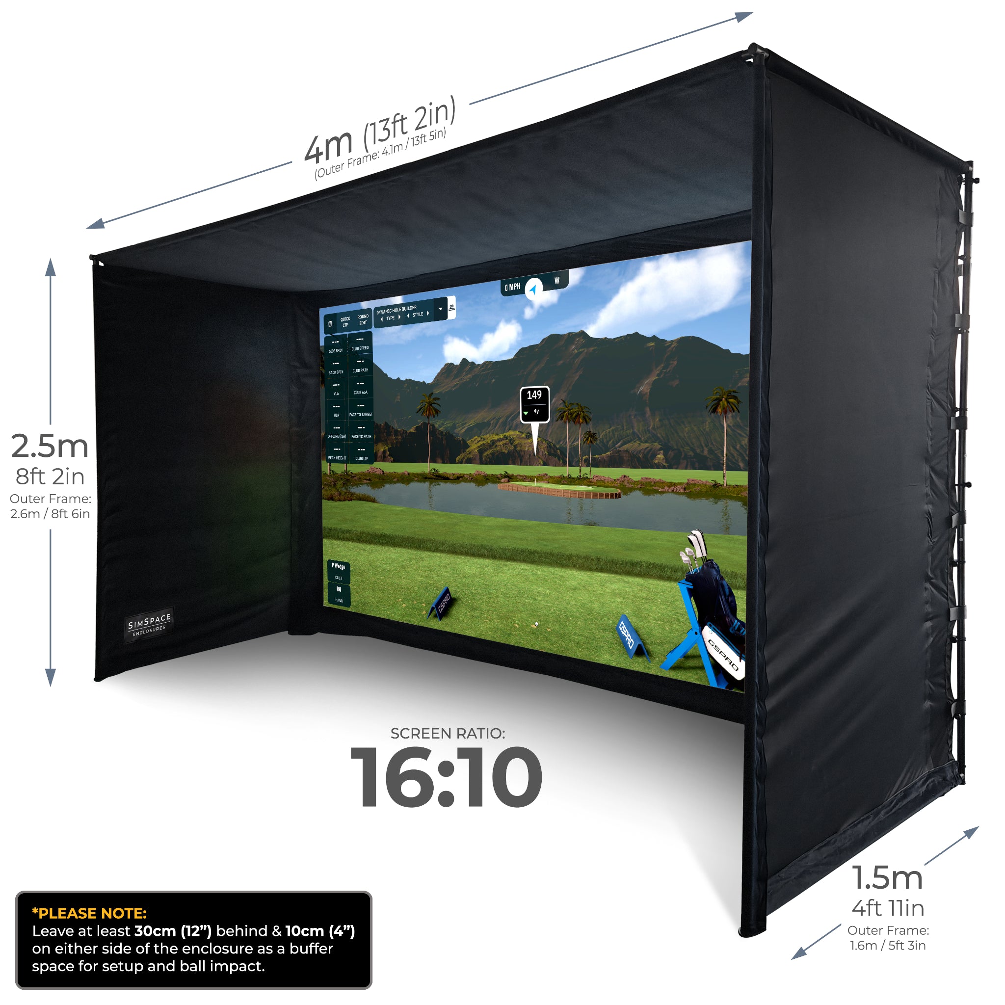 SimSpace - SimSpace Golf Simulator Enclosure
