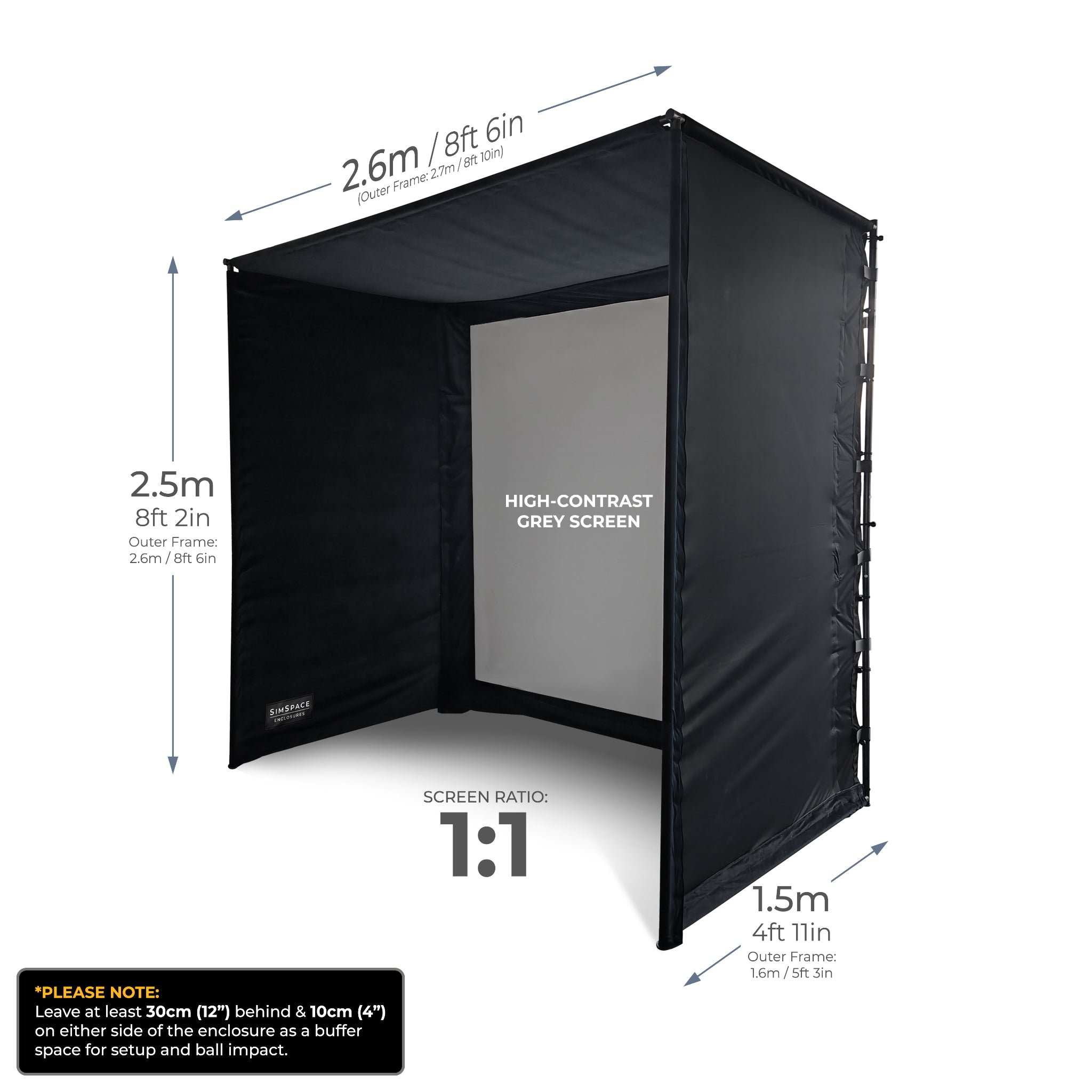 SimSpace UltraMax Golf Enclosure