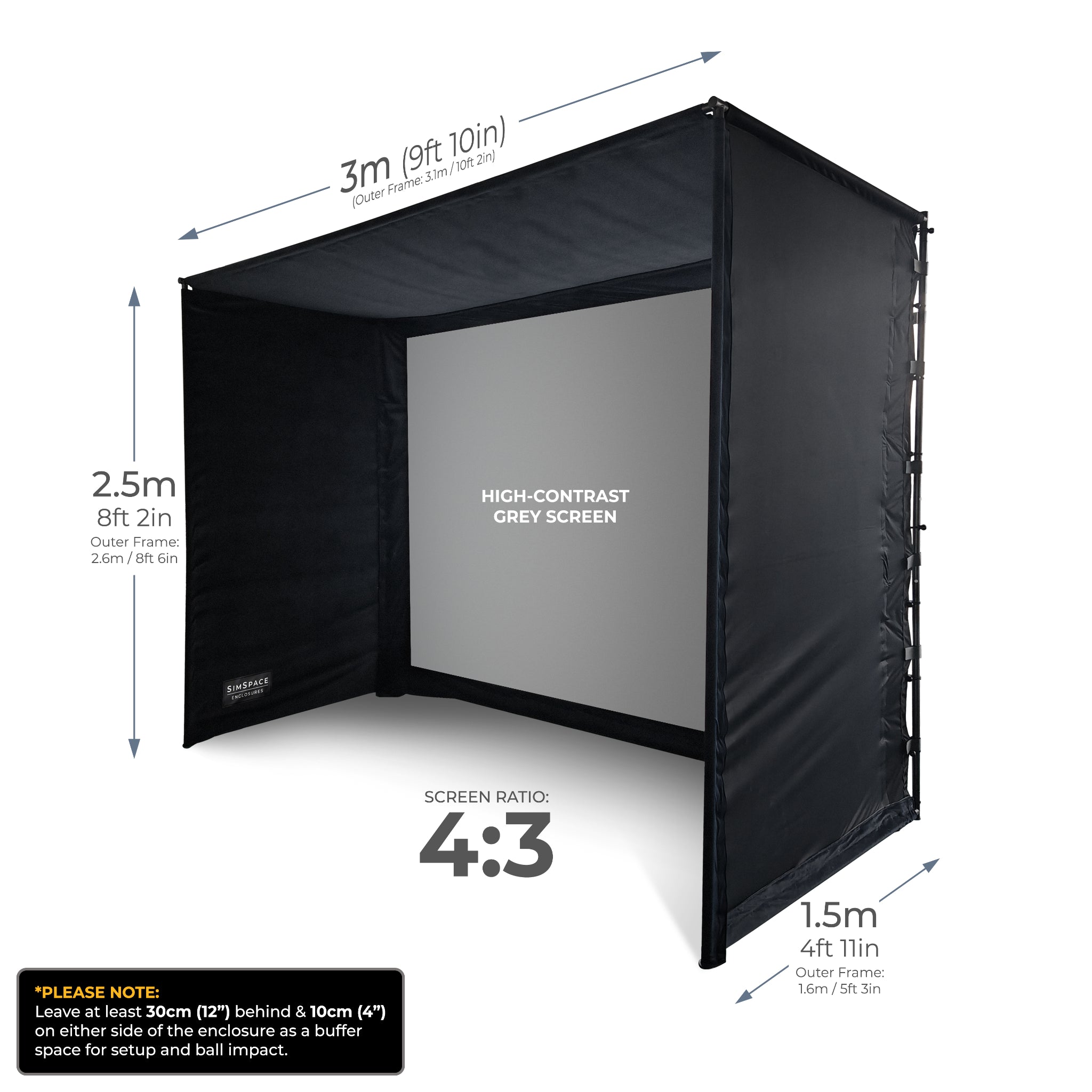 SimSpace UltraMax Golf Enclosure