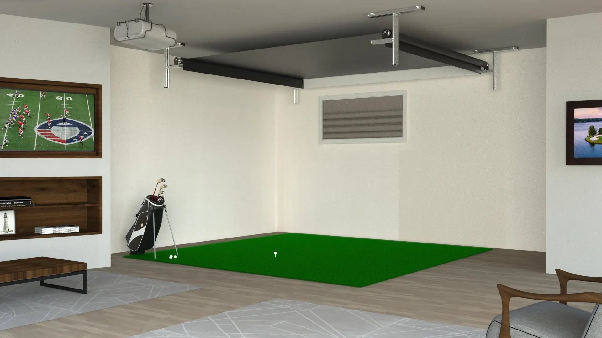 The SportScreen - The SportScreen Vanish Series Retractable Golf Enclosure