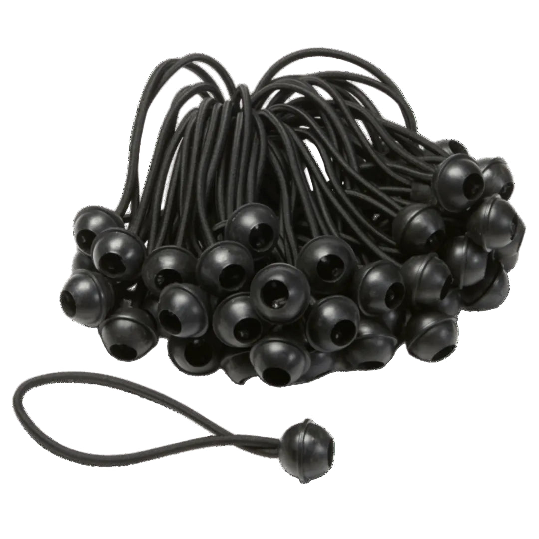 Carl's Place 6-inch Black Ball Bungees each