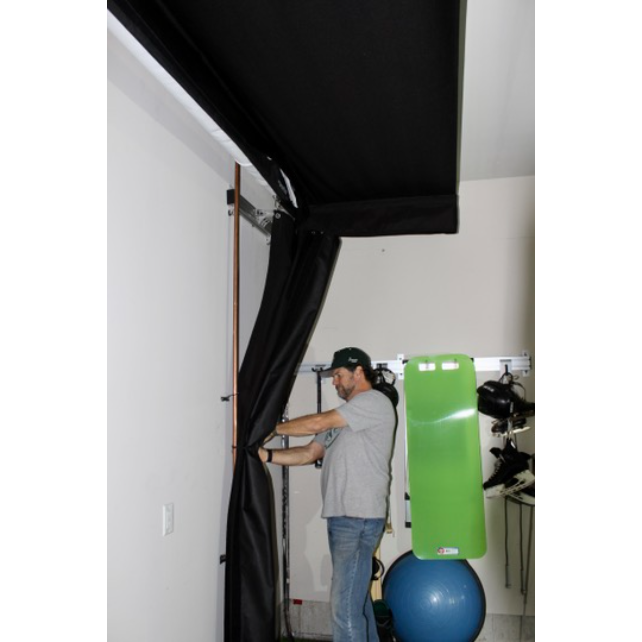 The SportScreen Vanish LITE Golf Simulator Enclosure