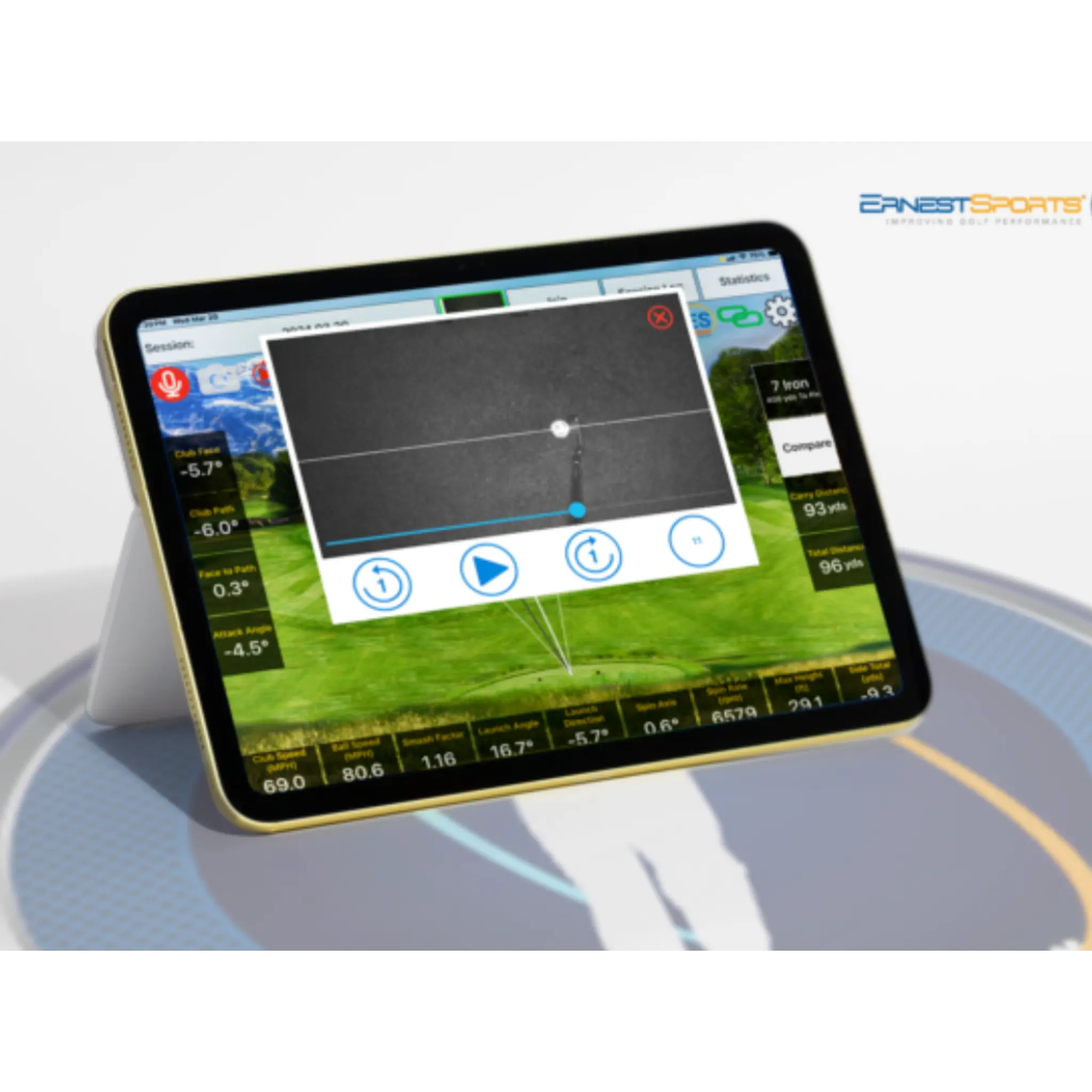 Ernest Sports - ErnestSports ES Eagle Sim Golf Launch Monitor