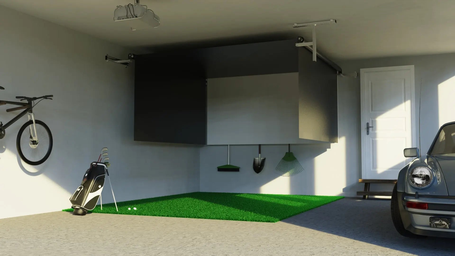 Uneekor EYE MINI LITE TheSportScreen Vanish Series Golf Simulator Package Uneekor
