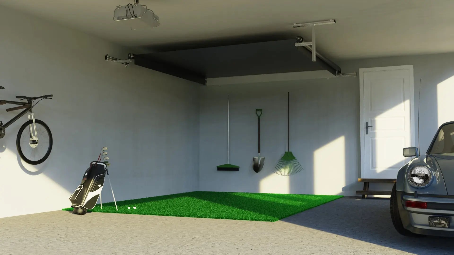 Uneekor EYE MINI LITE TheSportScreen Vanish Series Golf Simulator Package Uneekor