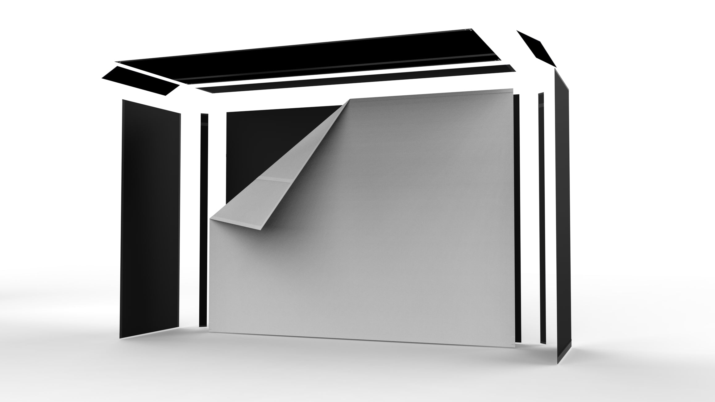 The SportScreen Vanish Series Retractable Golf Enclosure