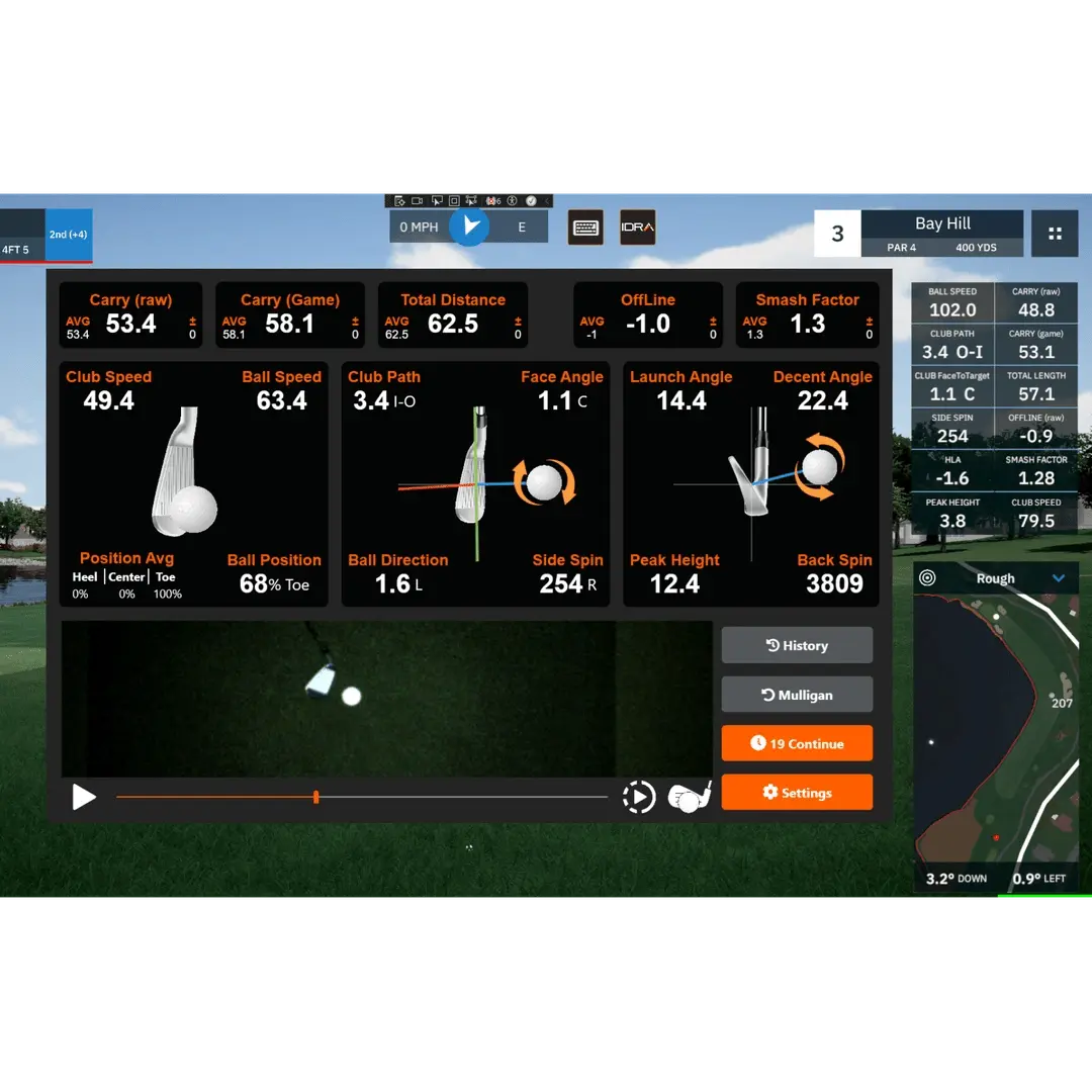 GolfIN IDRA II Launch Monitor