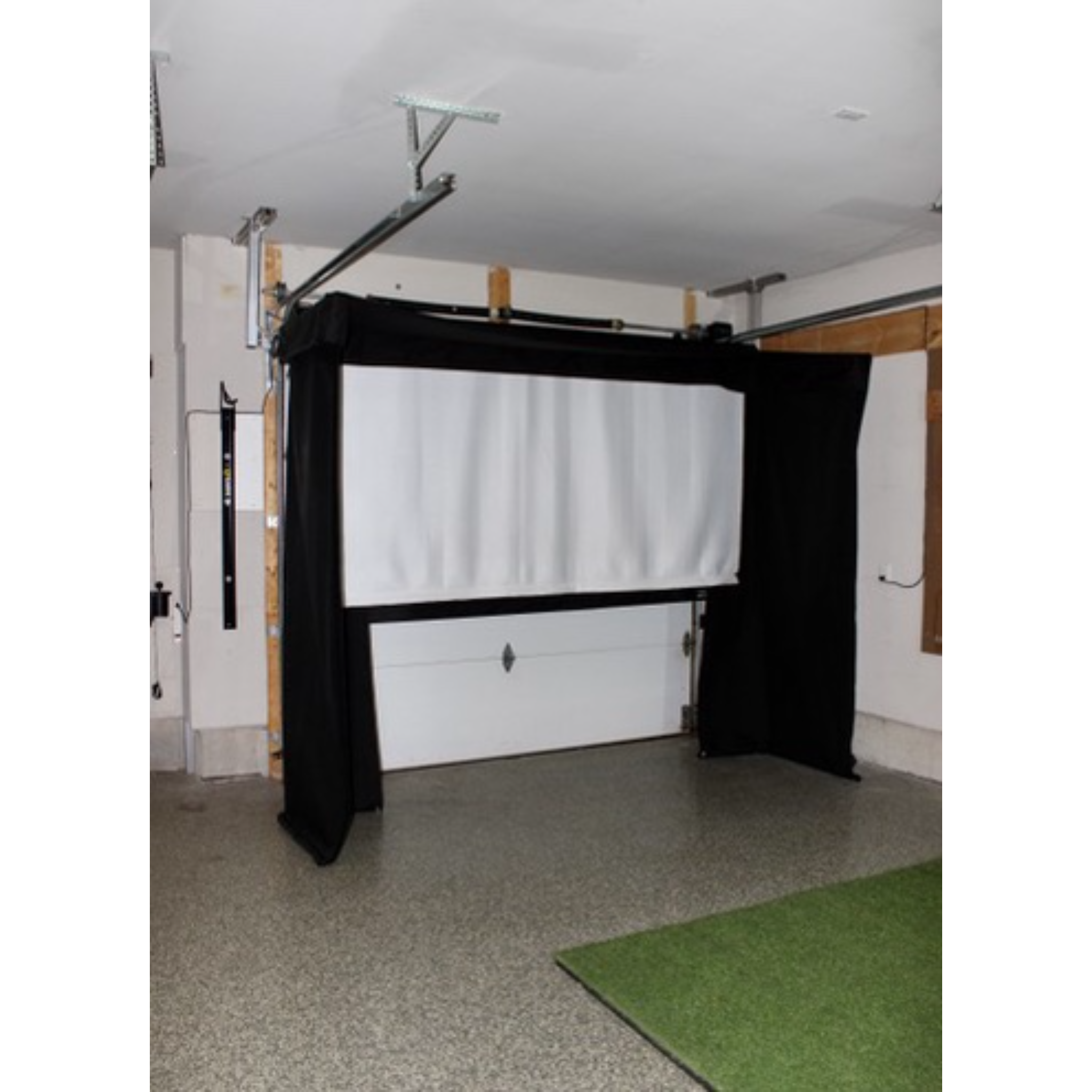 The SportScreen Vanish LITE Golf Simulator Enclosure