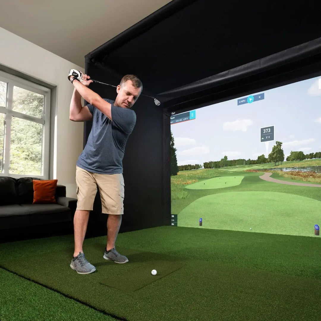 Uneekor - Uneekor EYE Mini Carl's Place Pro Premium Golf Simulator Package