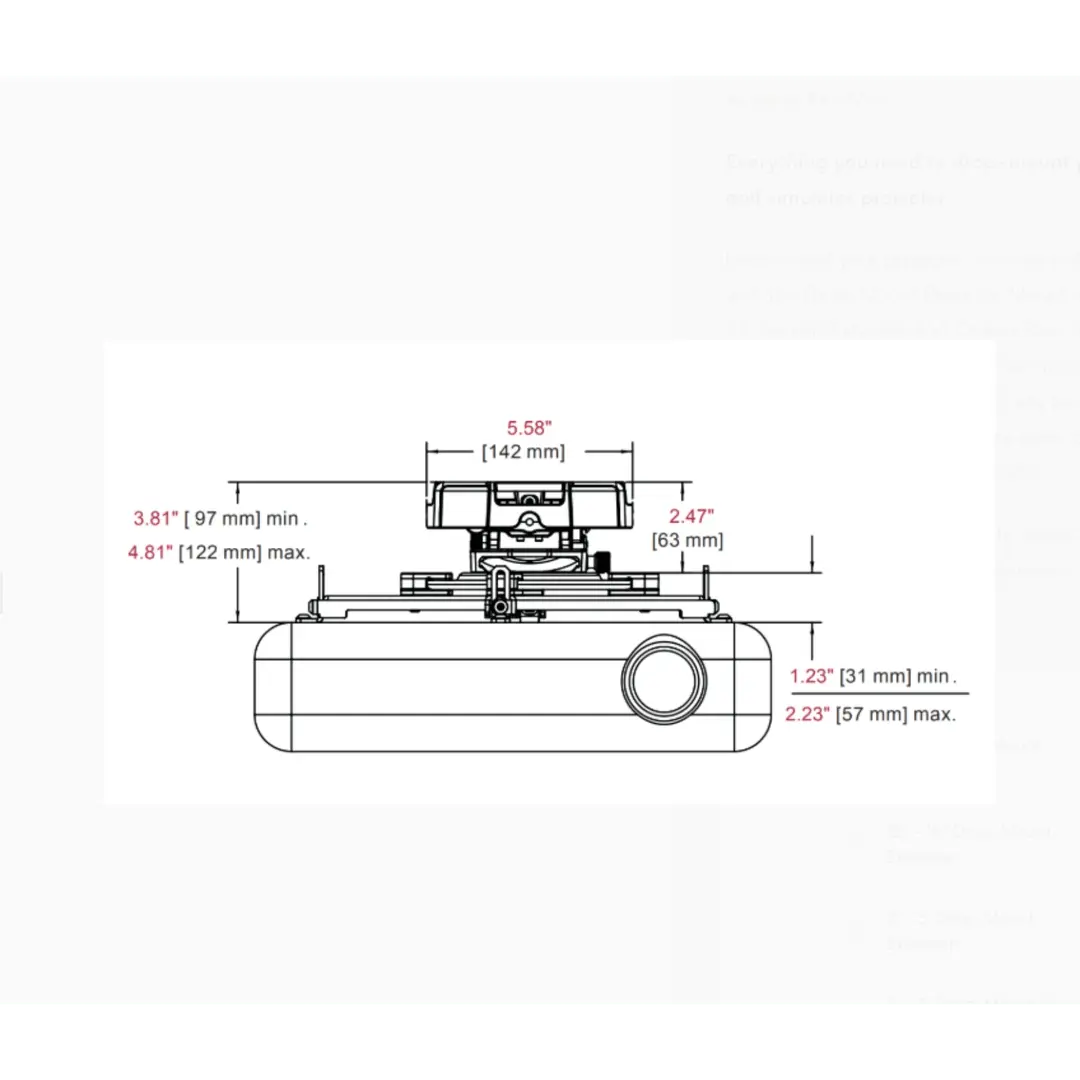 Drop-Mount Mounting Kit