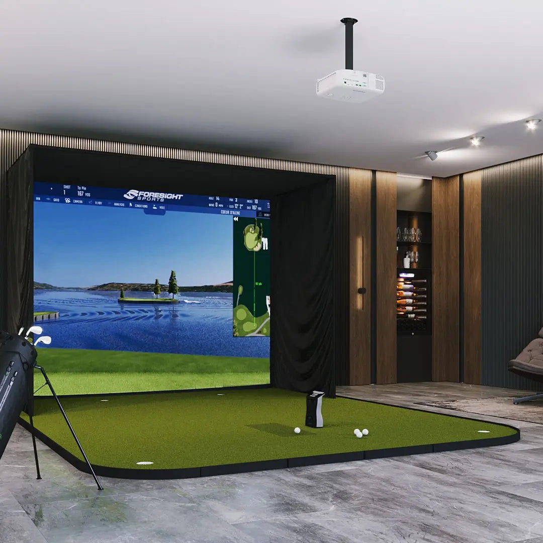 Foresight Sports GCQuad SIG10 Golf Simulator Golf Simulator Foresight Sports SIG10 Golf Simulator Flooring ClubHead Only