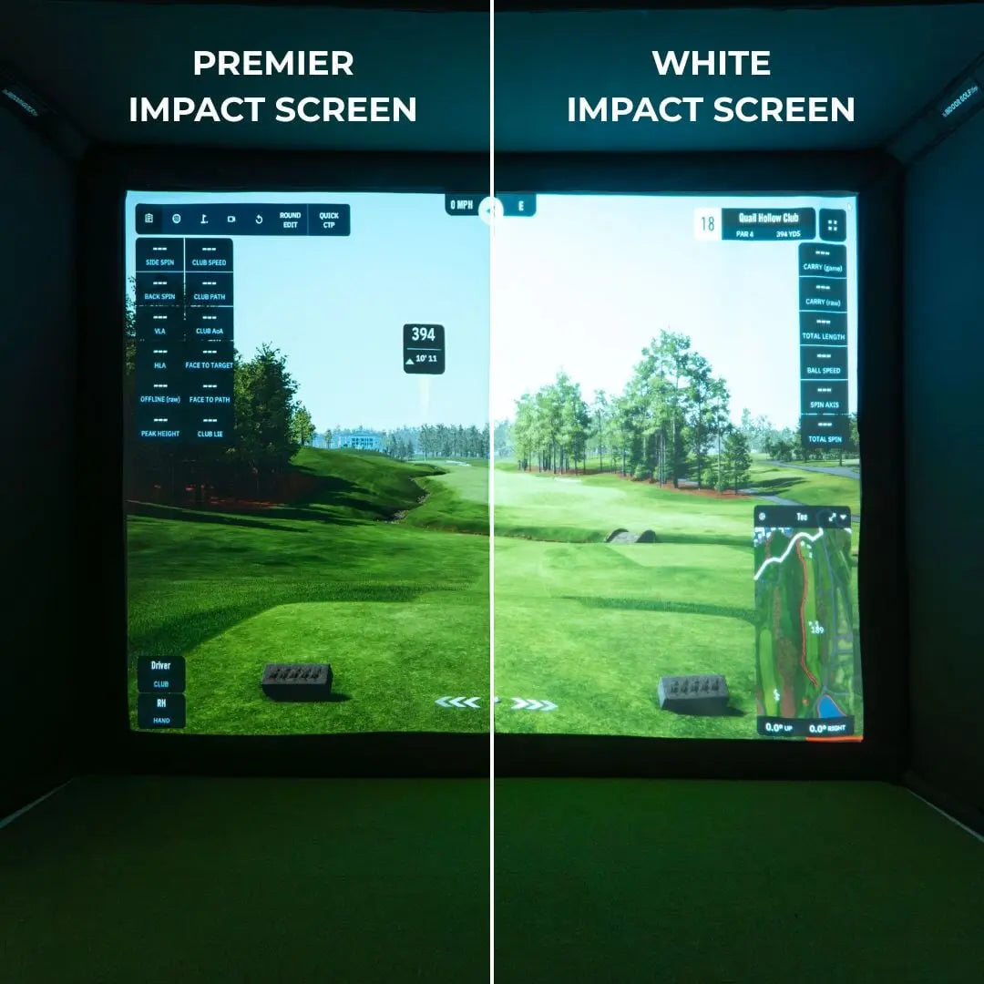 Shop Indoor Golf - SIGPRO™ Premier Golf Simulator Impact Screen
