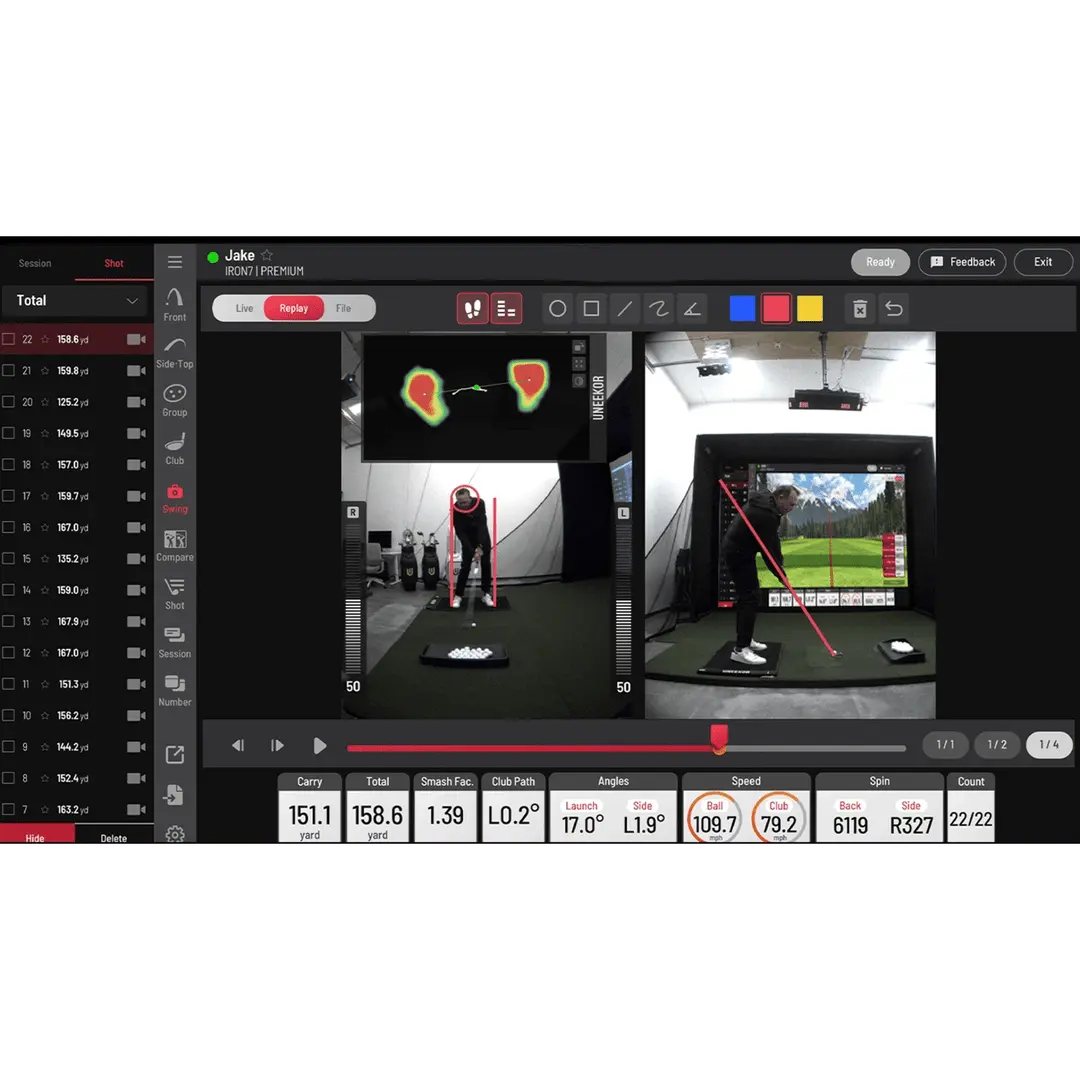 Uneekor Swing Optix Cameras and Software