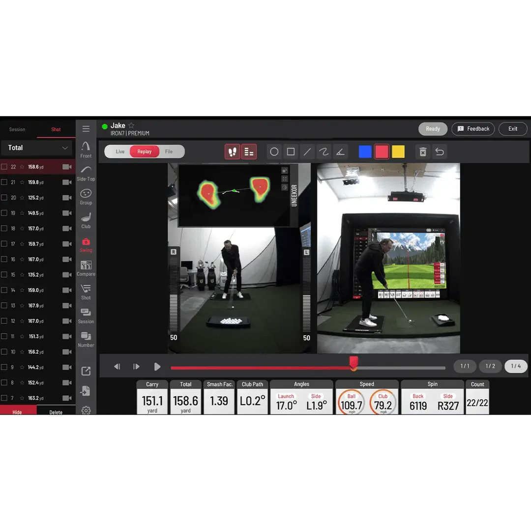 Uneekor Swing Optix Cameras and Software