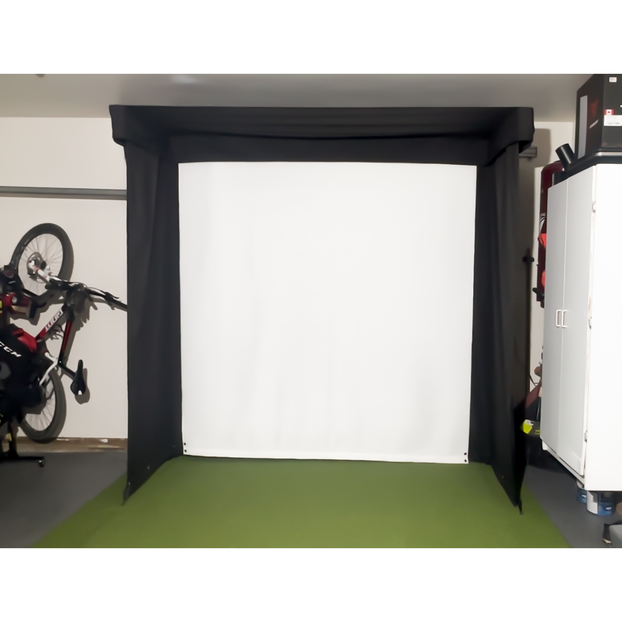 The SportScreen Vanish LITE Golf Simulator Enclosure