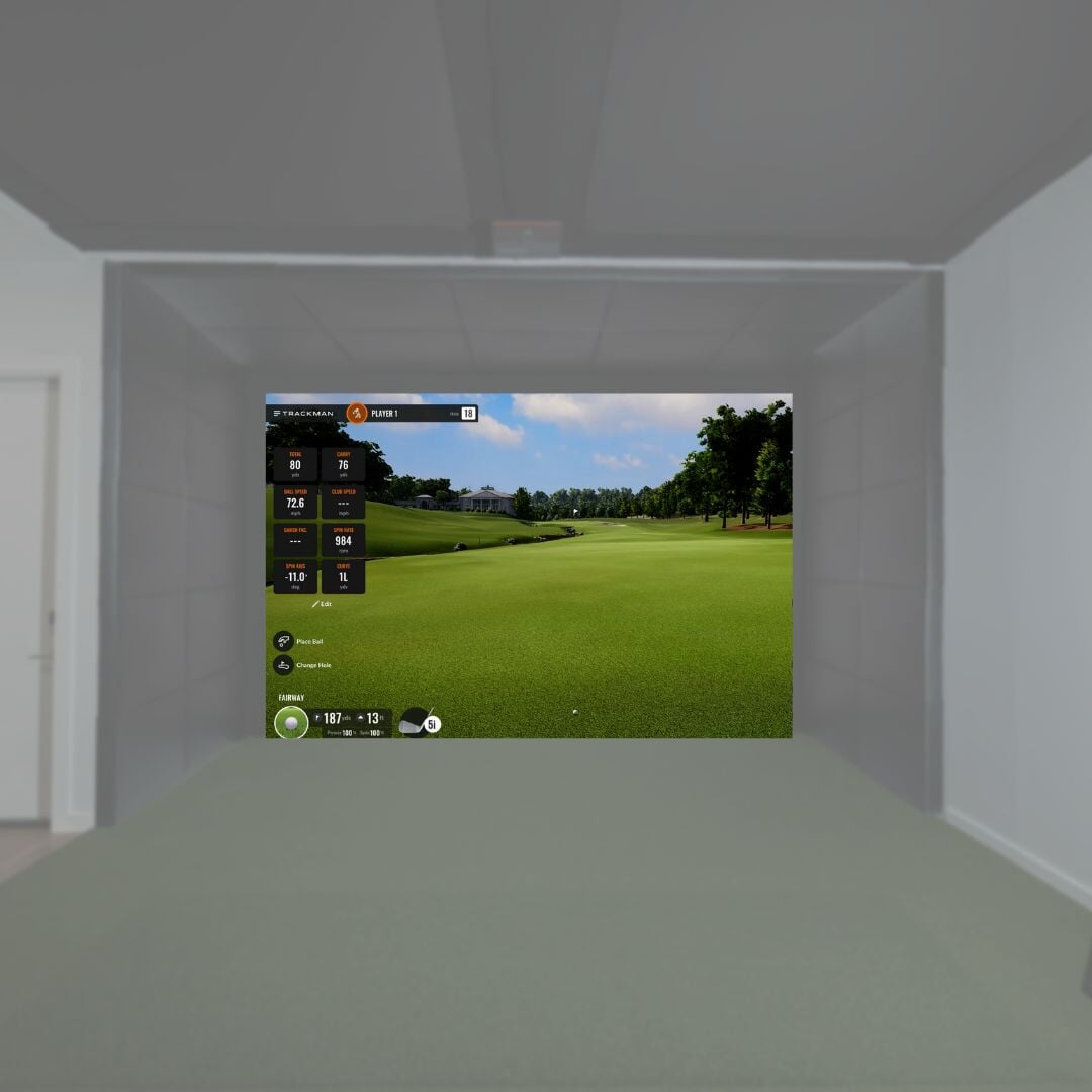Shop Indoor Golf - SIGPRO™ Premier Golf Simulator Impact Screen