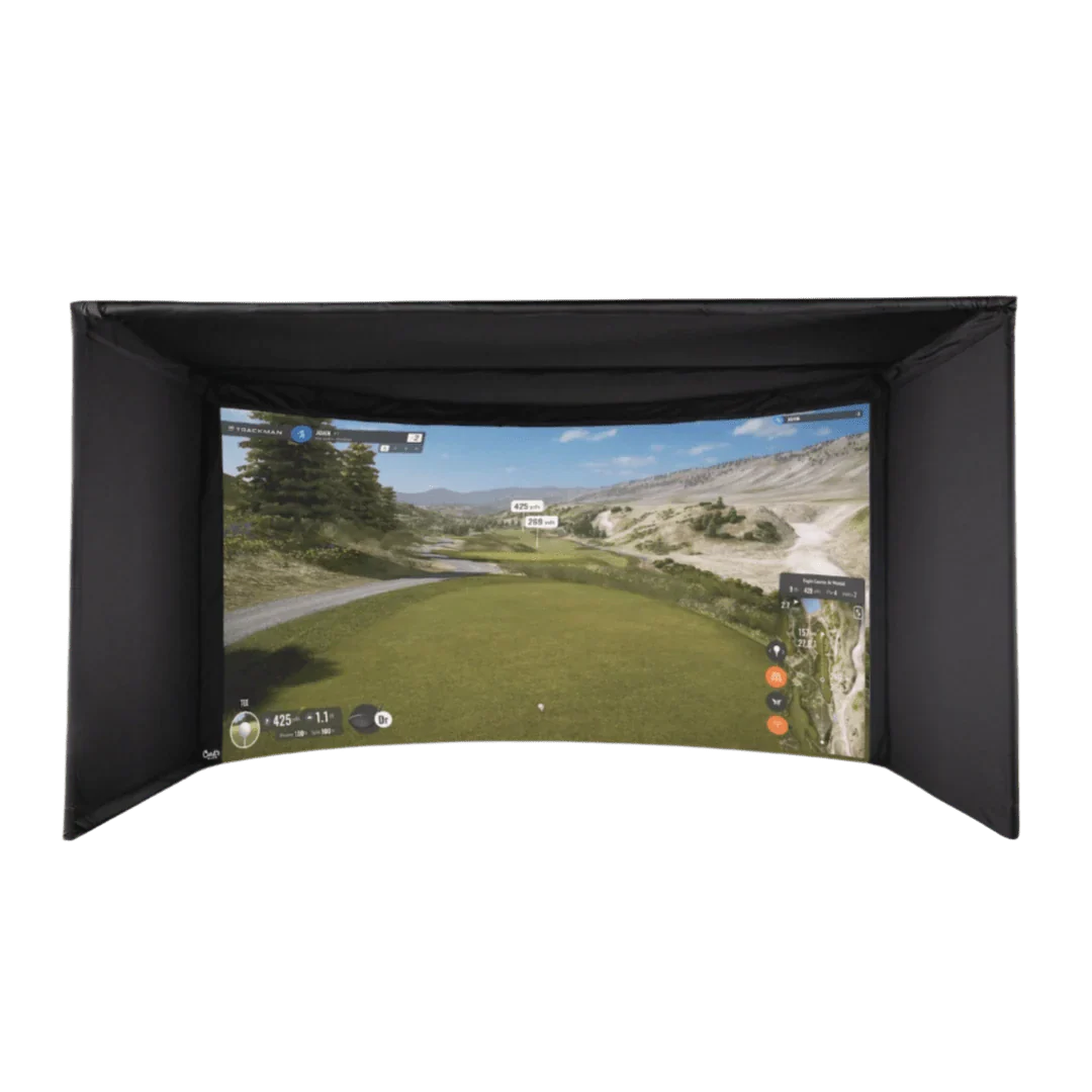 Should You Choose a Curved Golf Simulator Screen?