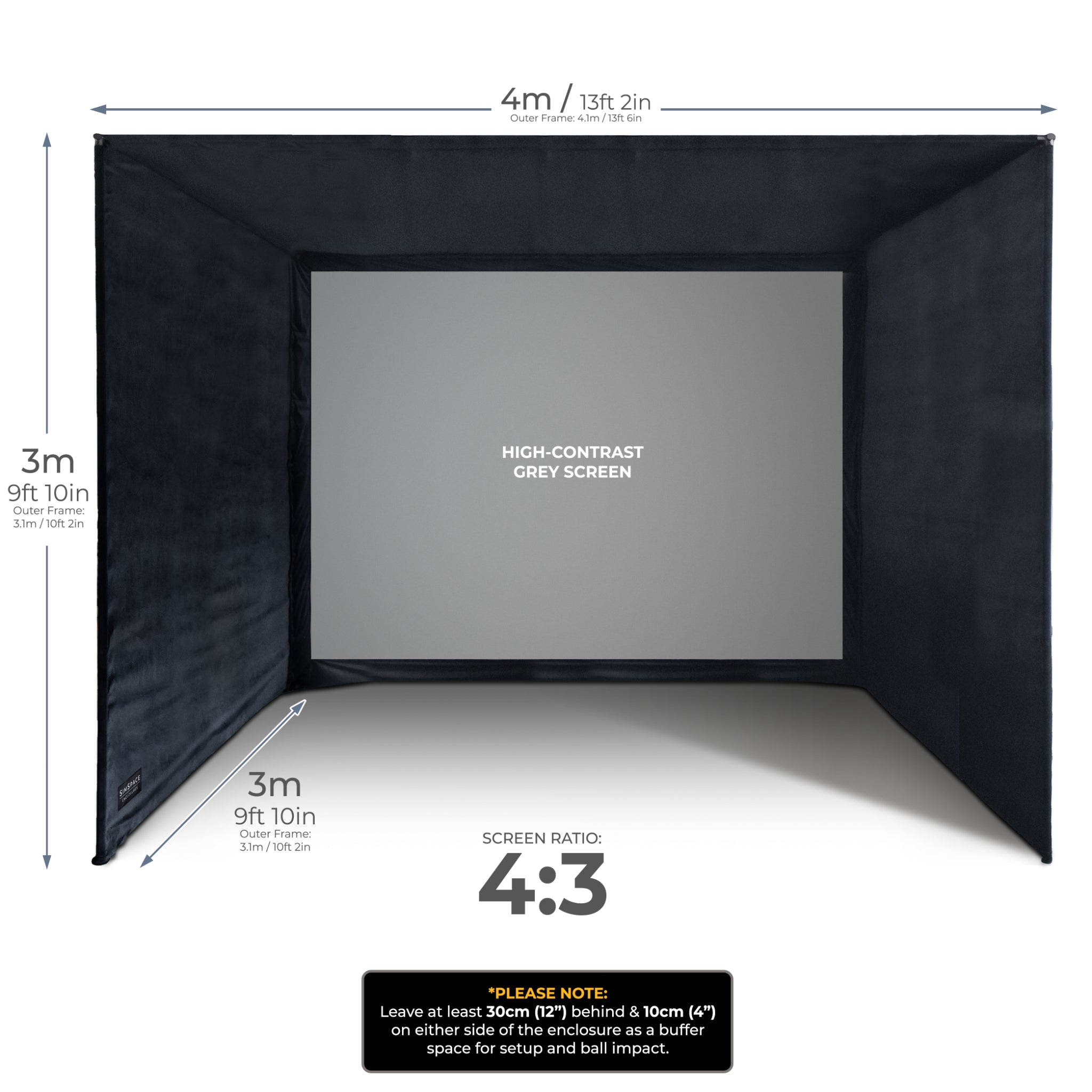 SimSpace UltraMax Golf Enclosure