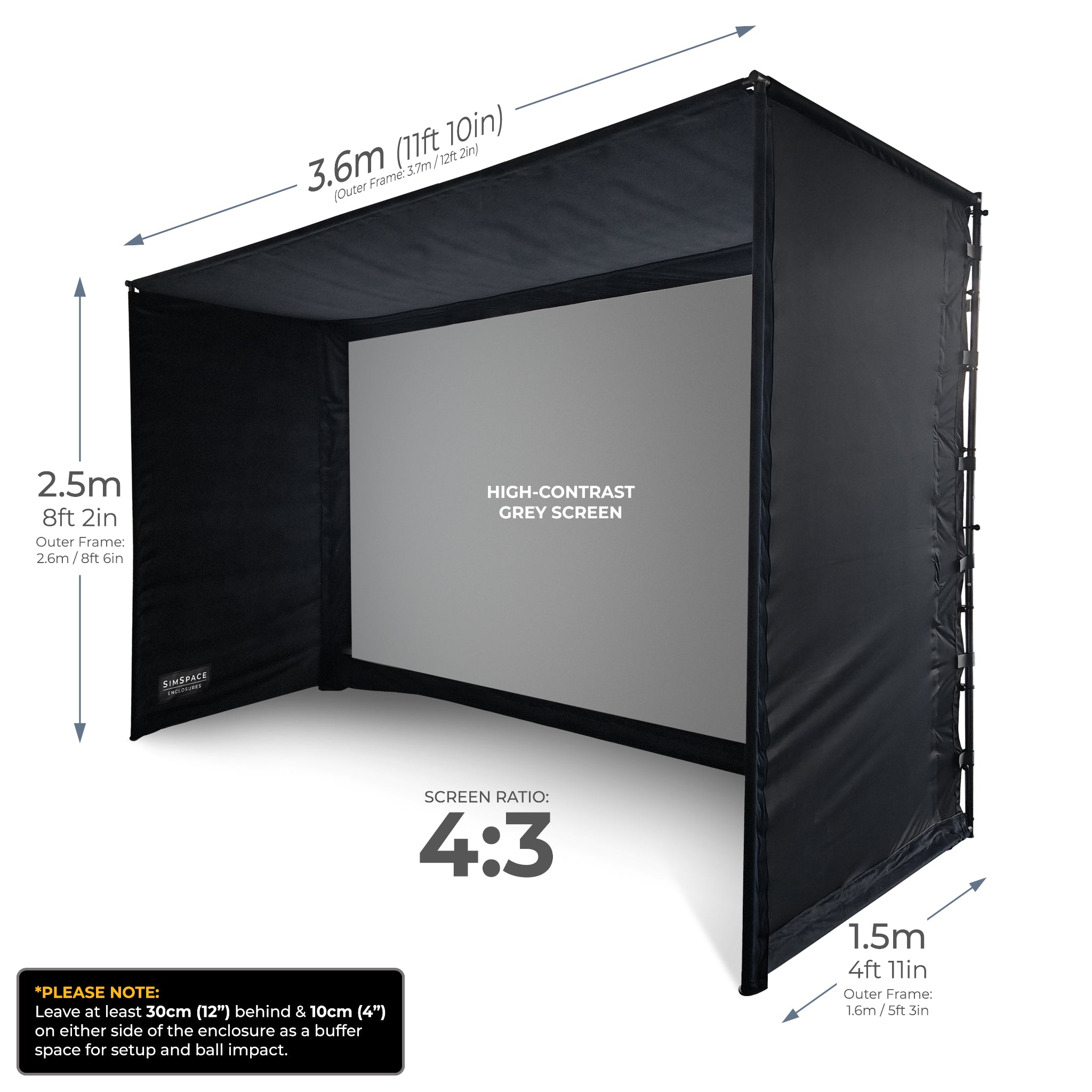SimSpace UltraMax Golf Enclosure