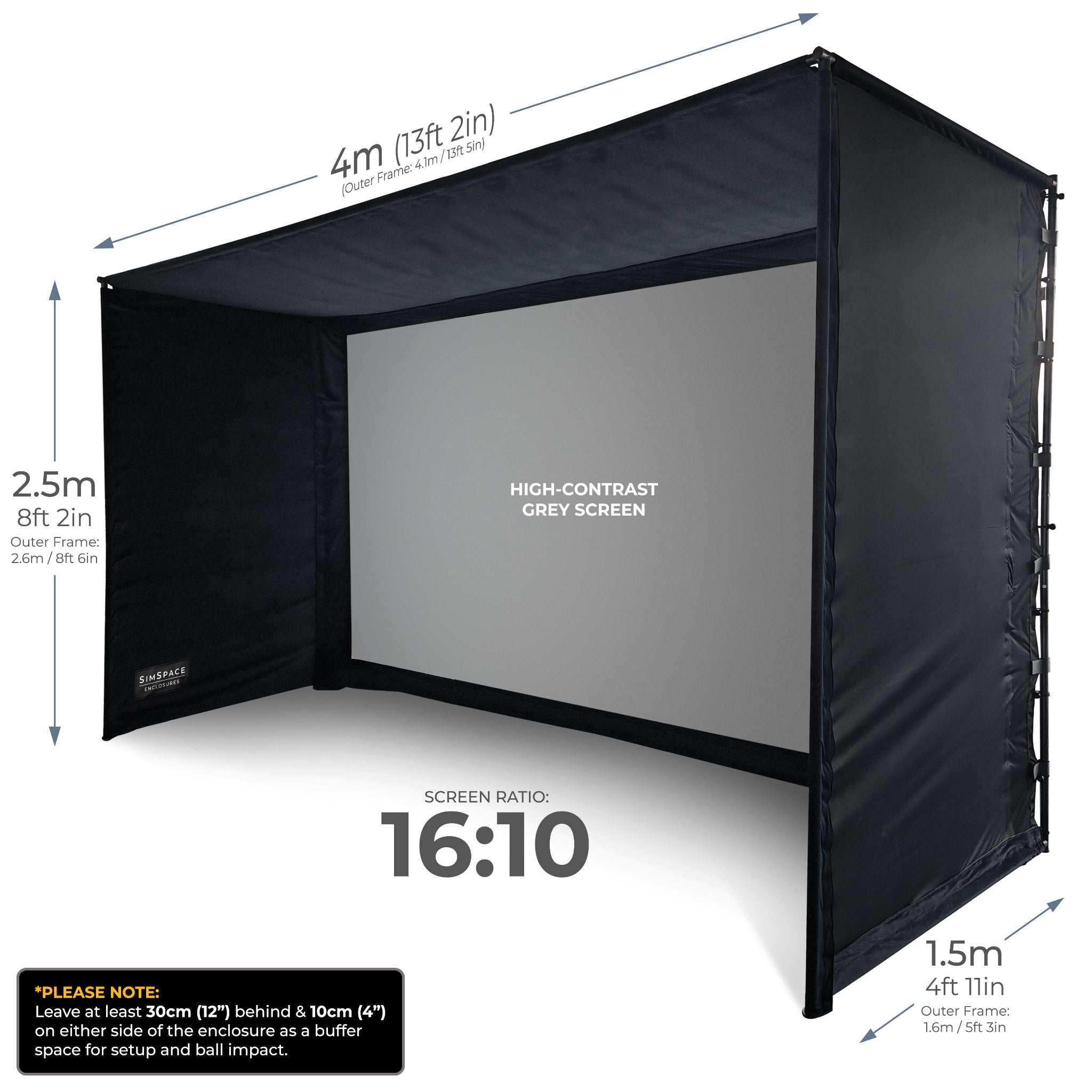 SimSpace UltraMax Golf Enclosure
