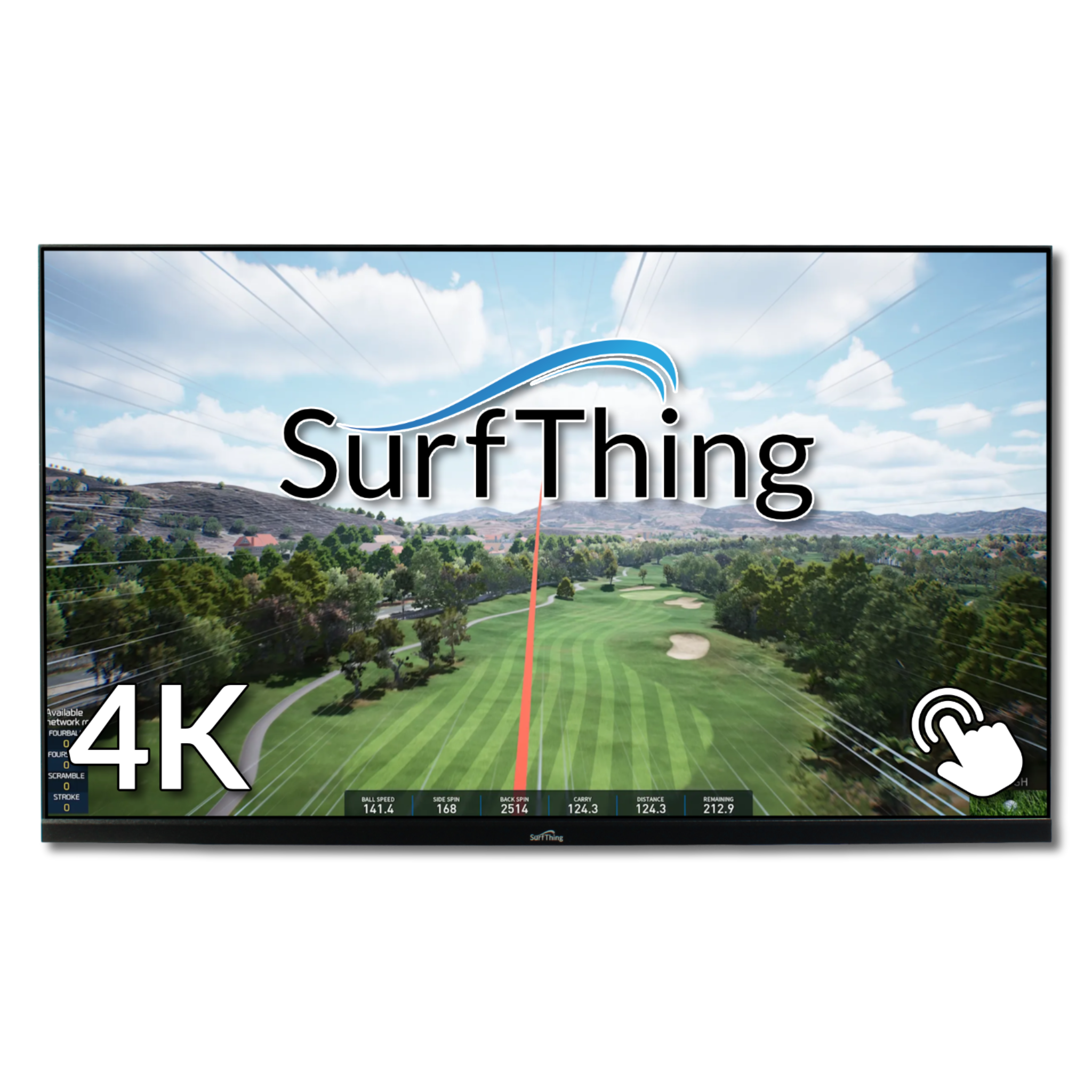 SurfThing ProStation 32 Touch G2 - 4K 32" Touch Screen Display (No Stand)