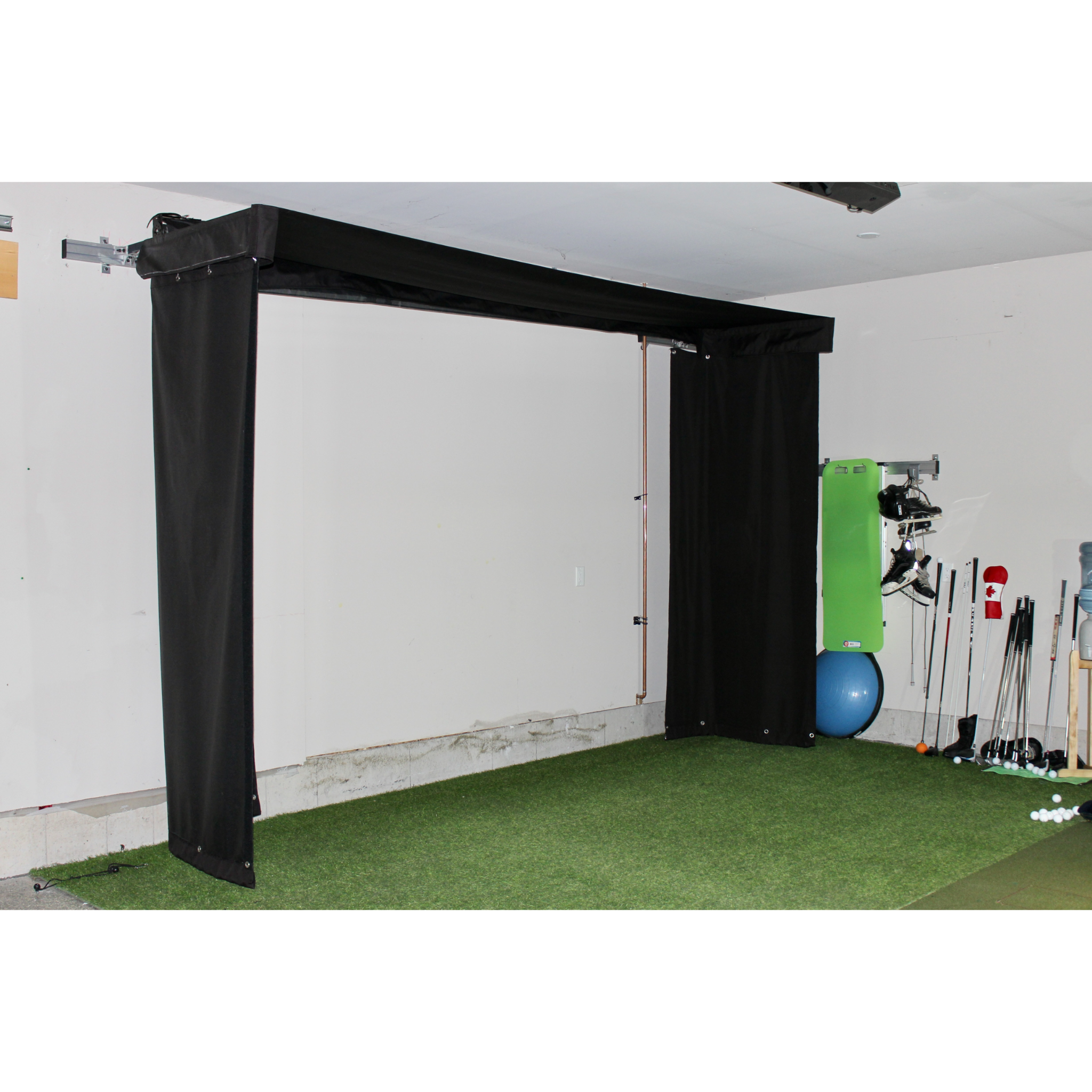 The SportScreen Vanish LITE Golf Simulator Enclosure