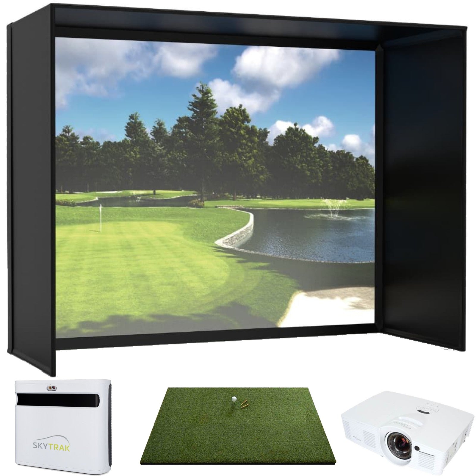 SkyTrak+ Majestic Golf Simulator