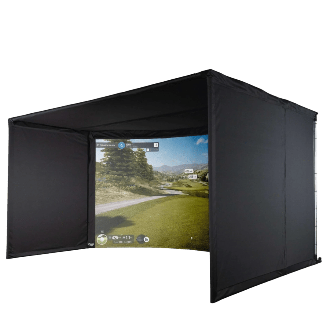 Carl's Place Curved Golf Enclosure