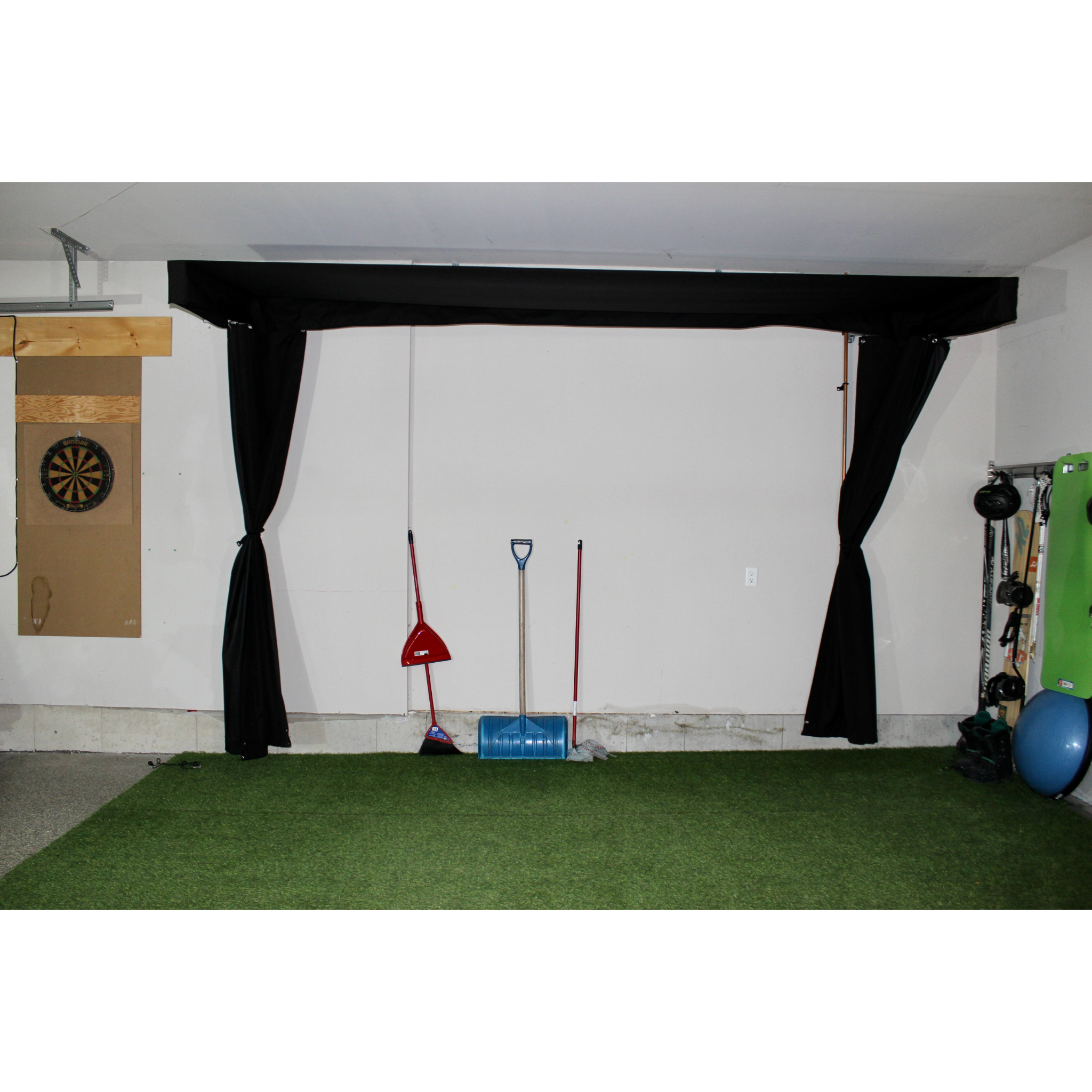 The SportScreen Vanish LITE Golf Simulator Enclosure