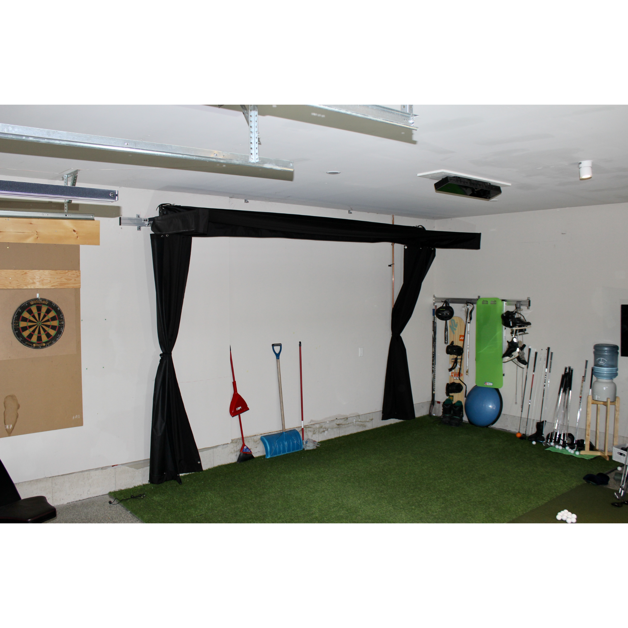The SportScreen Vanish LITE Golf Simulator Enclosure