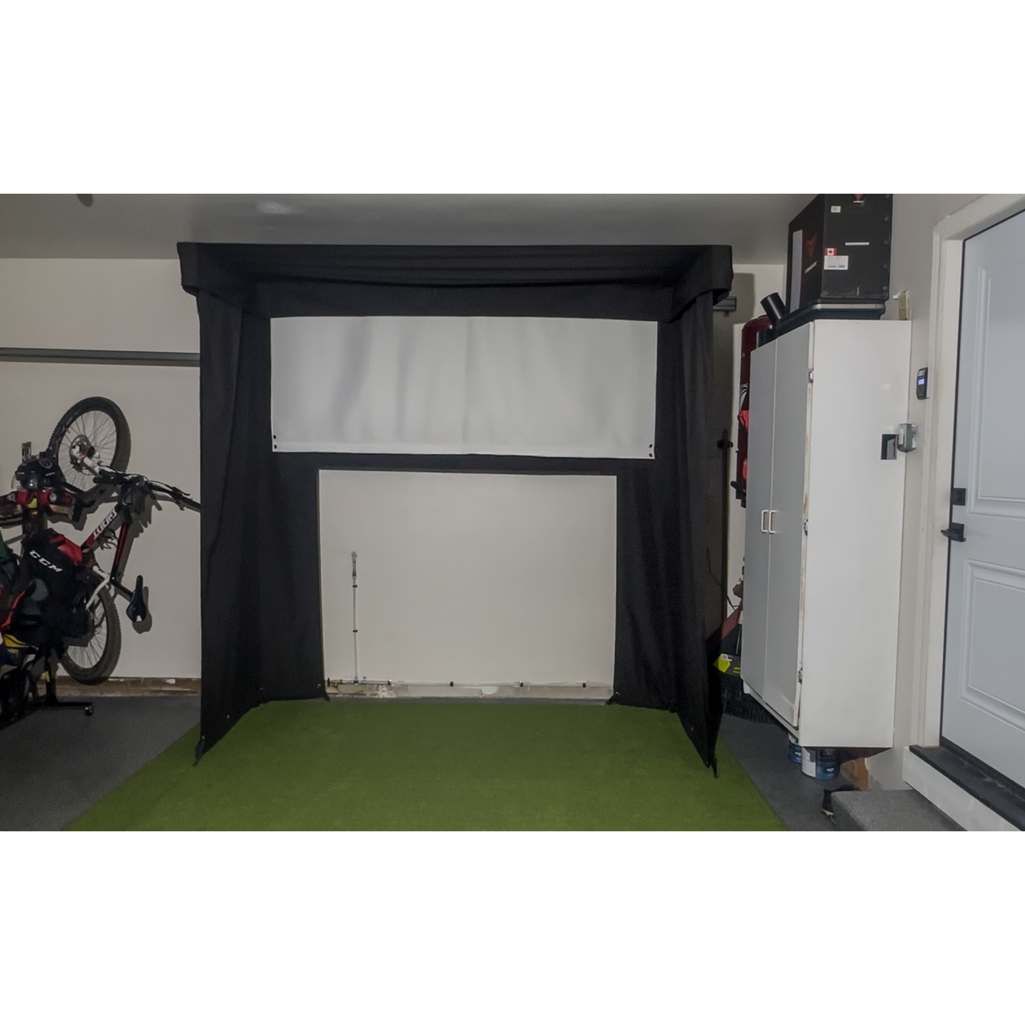 The SportScreen Vanish LITE Golf Simulator Enclosure
