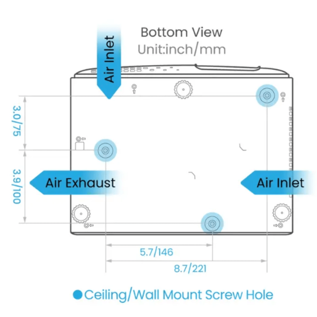BenQ TK710 4K 3200 Lumen Golf Simulator Projector